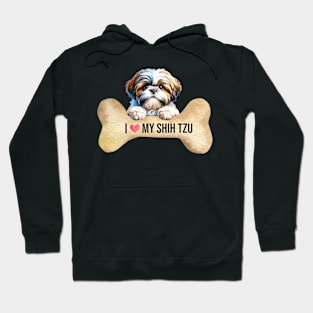 I Love My Shih Tzu Hoodie